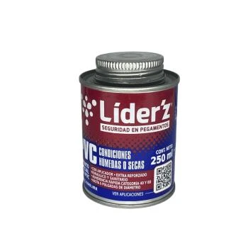 CEMENTO LIDER'Z P/PVC AZUL 250 ML (PA250)