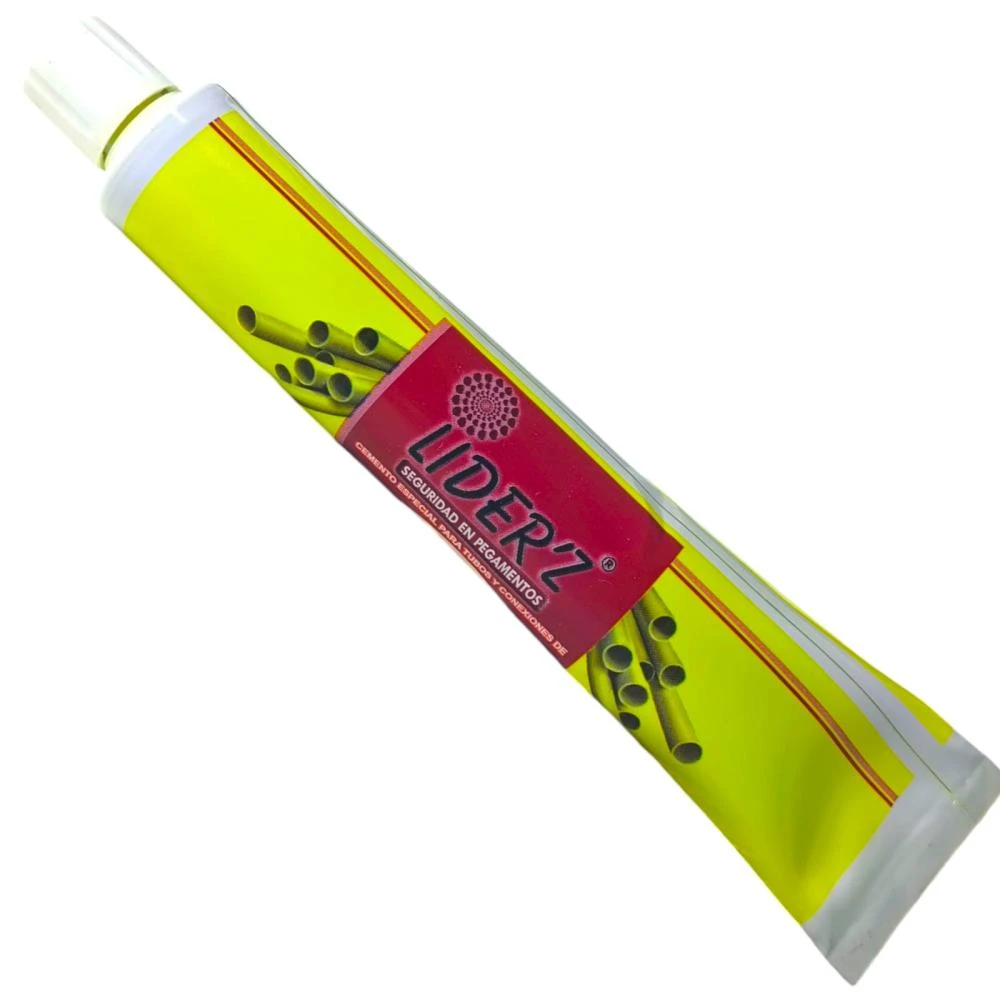 CEMENTO LIDER'Z P/CPVC AMARILLO EN TUBO 60 ML (PC60)